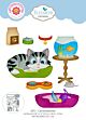 Meet the Cats Die Cat Accessories by Cute & Whimsical (2371) - Meet the Cats Die Cat Accessories by Cute & Whimsical (2371)