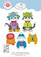 Meet the Cats Die Cat Clothing Accessories by Cute & Whimsical (2372) - Meet the Cats Die Cat Clothing Accessories by Cute & Whimsical (2372)