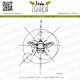Lesia Zgharda Design Stamp Bee with geometric background 