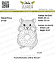 Lesia Zgharda Stamp Cute Hamster with a Donut 