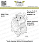 Lesia Zgharda Stamp Santa Hamster With a Christmas Cookie