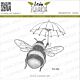 Lesia Zgharda Design Stamp Flying Bumblebee with an  