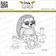Lesia Zgharda Design Stamp Hedgehog Relaxing on the Pier
