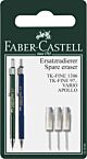 reservegum Faber Castell met reinigingsnaald set a 3 stuks