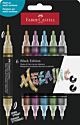 Acrylmarker Faber-Castell Black Edition Shake & Paint 6st. metallic kleuren