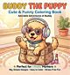Findit Color - Mini Cozy Colouring Book - Buddy The Puppy (15 x 15 cm)