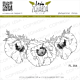 Lesia Zgharda Design Stamp Poppies semicircle FL354