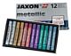 JAXON Oliepastels Metallic Set 12 stuks (6 kleuren)