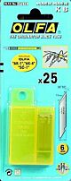 Reservemesjes KB voor Olfa art knife AK1 (36052)