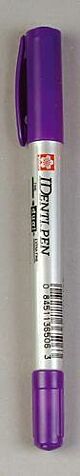 Sakura IDenti Pen dubbele punt Paars