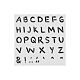 Stamperia Baby Thick Stencil 12x12cm Alphabet (KSTDS70)