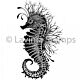 Lavinia clear stamp Sebastian the Seahorse