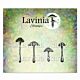 Lavinia Stamps Purple Cap Mushrooms Stamp