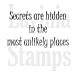 Lavinia clear stamp Secrets are Hidden