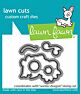 Lawn Fawn custom craft dies winter dragon - lawn cuts