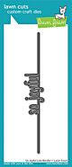 Lawn Fawn custom craft dies so joyful line border