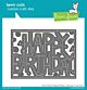 Lawn Fawn dies Giant Outlined Happy Birthday: Landscape