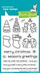 lawn fawn 4x6 clear stamp set christmas before 'n afters