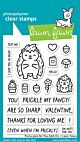Lawn Fawn 3x4 clear stamp set porcu-pine for you add-on