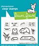 Lawn Fawn 2x3 clear stamp set capybaras! add-on