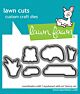 Lawn Fawn dies capybaras! add-on lawn cuts