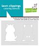 Lawn Fawn quokka my world coloring stencil