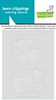 Lawn Fawn how you bean? conversation heart add-on coloring stencils