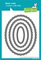 Lawn Fawn stand-alone die stitched scalloped oval stackables