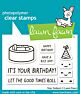 Lawn Fawn 2x3 clear stamp set year sixteen