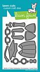 Lawn Fawn stand-alone die build-a-critter graduation accessories