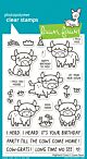 Lawn Fawn 4x6 clear stamp set highland cows!