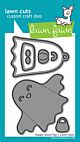 Lawn Fawn stand-alone die happy ghost tag