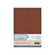 Linen Cardstock - A5 - Rusty Brown