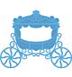 Creatables stencil princess carriage