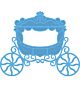 Creatables stencil princess carriage