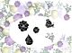Card-io Begonia Garden Majestix Clear Stamp Set
