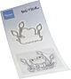 Marianne Design Clear Stamps & dies Frog CS1155 55x52mm - 57x55mm 