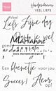 Marianne Design Clear Stamps Handgeschreven - veel Liefs (NL)  110x150mm     