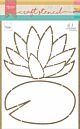 Marianne Design Craft Stencil Waterlelie by Marleen 149x210mm 