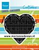 Marianne Design Craftable Cross Stitch Hart 84x82 mm  