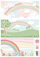 Marianne Design Decoupage Eline's Pastel regenboog achtergronden AK0093 A4