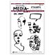 Dina Wakley Media Cling Stamps 6