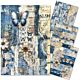Ciao Bella Mixed Media Rice Paper A4 Urban Blue Denim (4pcs) (MF002)