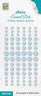 Nellie's Choice Enamel dots - Baby blauw ENDOT003 Ø4-6-8mm
