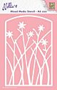 Nellies Choice Mixed Media Stencils A6 frame met bloemen A6 