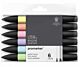 Winsor & Newton Promarker Set 6 Stuks Pastel