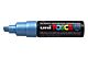 Posca Marker met schuin afgeslepen punt large Metallic blauw M33