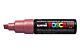 Marker met schuin afgeslepen punt large Metallic rood