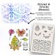 Polkadoodles Colour & Create Funky Butterfly Wish 2-in-1 Creative Stencil (PD8710)