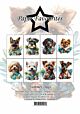 Paper Favourites  Summer Dogs A5 Paper Pack (PFA119)     